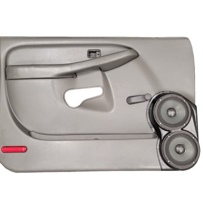 Front Door Custom Speaker Pods for the 2000-2006 Chevrolet Silverado GMC Sierra to hold Dual 6.5 in speakers for car audio installation upgrade