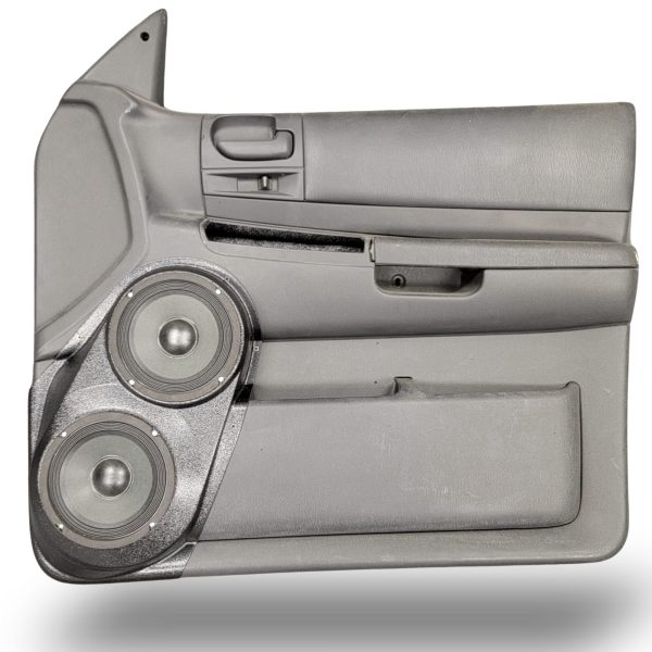 Front Door Custom Speaker Pods for the 2001-2004 Dodge Dakota Durango to hold Dual 6.5 in  speakers for car audio installation upgrade