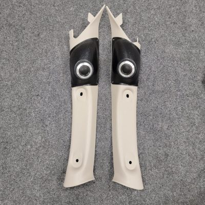 A-Pillar Custom Speaker Pods for the 2001-2004 Dodge Dakota Durango to hold 2.0 in speakers for car audio installation upgrade