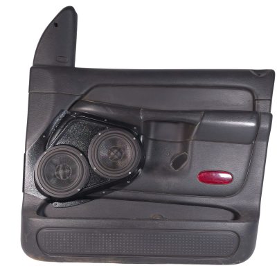 Front Door Custom Speaker Pods for the 2002-2005 Dodge Ram to hold Dual 6.5 in  speakers for car audio installation upgrade