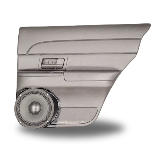 top center Speaker Upgrade for the Rear Door of your 2003-2008 Ford Crown Victoria, Mercury Grand Marquis, Marauder. Easy installation of a Single 8" Midrange for the most powerful car stereo possible.