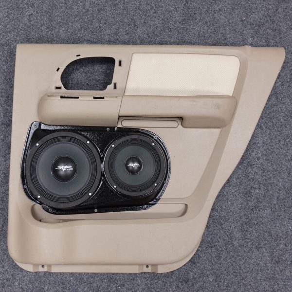 top center Speaker Upgrade for the Rear Door of your 2003-2006 Ford Expedition. Easy installation of a 8" and 6.5" Midrange for the most powerful car stereo possible.