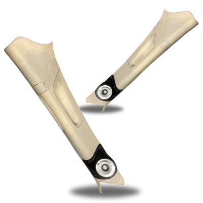 A-Pillar Custom Speaker Pods for the 2005-2010 Jeep GrandCherokee to hold 2.0 in speakers for car audio installation upgrade