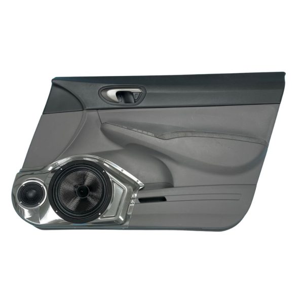 top center Speaker Upgrade for the Front Door of your 2006-2011 Honda Civic Sedan. Easy installation of a 8" and 3.5" Super Tweeter for the most powerful car stereo possible.