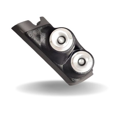 A-Pillar Custom Speaker Pods for the 2007-2010 Jeep Wrangler to hold Dual 2.0 in  speakers for car audio installation upgrade