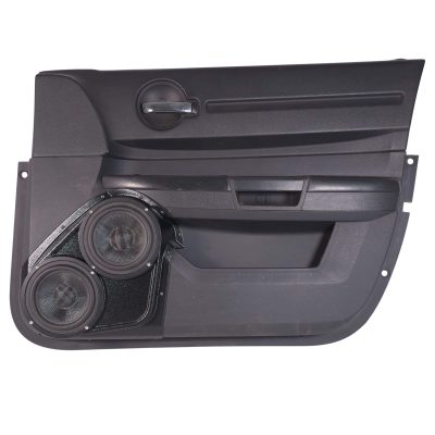 Front Door Custom Speaker Pods for the 2008-2010 Dodge Charger to hold Dual 6.5 in speakers for car audio installation upgrade