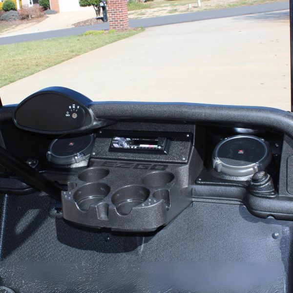 top center Speaker Upgrade for the Dash of your 2008-2022 EZGo RXV, 2FIVE Golf Cart. Easy installation of a 6.5" Component Set for the most powerful car stereo possible.