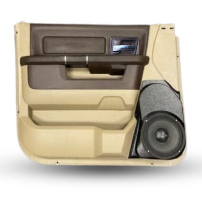 Front Door Custom Speaker Pods for the 2009-2018 Dodge Ram to hold 8.0 in  speakers for car audio installation upgrade