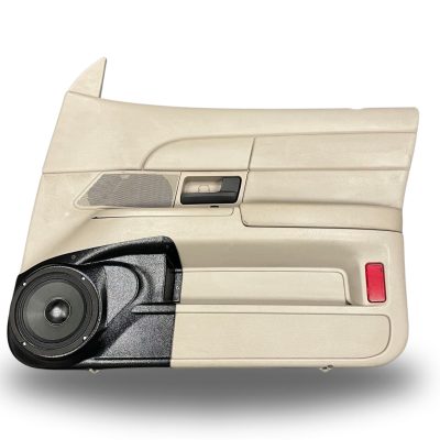 Front Door Custom Speaker Pods for the 2009-2012 Ford CrownVictoria Mercury GrandMarquis to hold 6.5 in  speakers for car audio installation upgrade