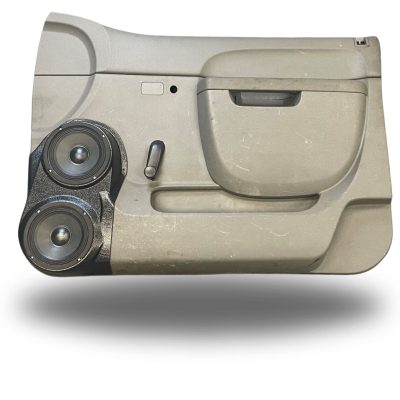 Front Door Custom Speaker Pods for the 2010-2013 Chevrolet Silverado GMC Sierra to hold Dual 6.5 in  speakers for car audio installation upgrade