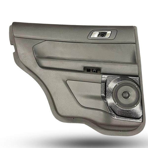 top center Speaker Upgrade for the Rear Door of your 2011-2015 Ford Explorer. Easy installation of a Single 6.5" Midrange for the most powerful car stereo possible.