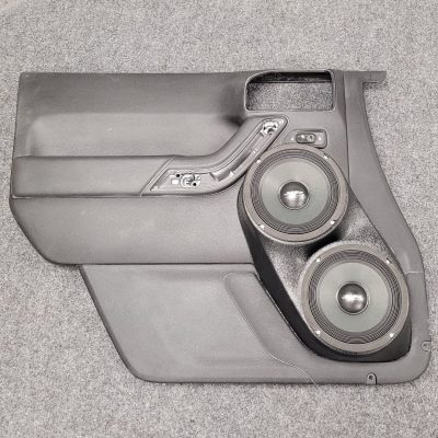 Front Door Custom Speaker Pods for the 2011-2017 Jeep Wrangler to hold Dual 6.5 in  speakers for car audio installation upgrade