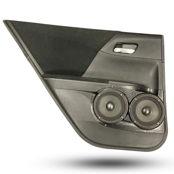 top center Speaker Upgrade for the Rear Door of your 2013-2017 Honda Accord Sedan. Easy installation of a Dual 6.5" Midrange for the most powerful car stereo possible.