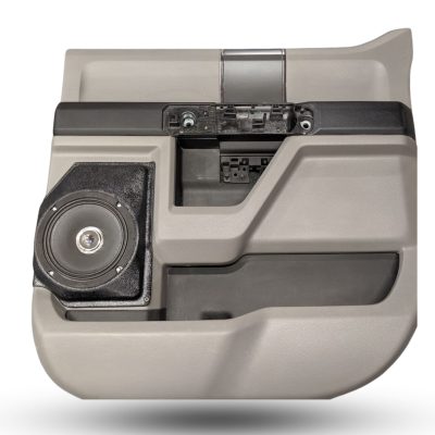 Rear Door Custom Speaker Pods for the 2015-2020 Ford F-150 F-250F-350 to hold 6.5 in speakers for car audio installation upgrade