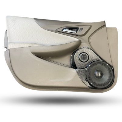 top center Speaker Upgrade for the Front Door of your 2016-2022 Chevrolet Malibu. Easy installation of a 8" Midrange and Tweeter for the most powerful car stereo possible.