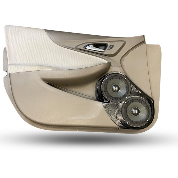 Front Door Custom Speaker Pods for the 2016-2025 Chevrolet Malibu to hold Dual 6.5 in  speakers for car audio installation upgrade