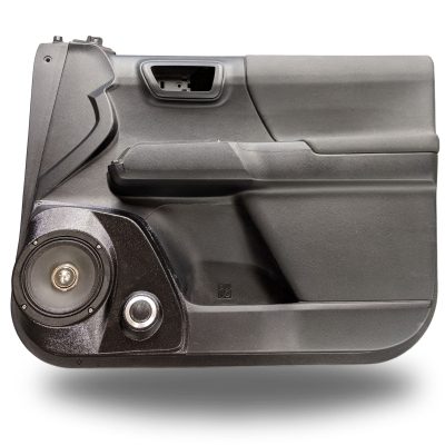 Front Door Custom Speaker Pods for the 2016-2023 Toyota Tacoma to hold 6.5 in and 2.0 in  speakers for car audio installation upgrade