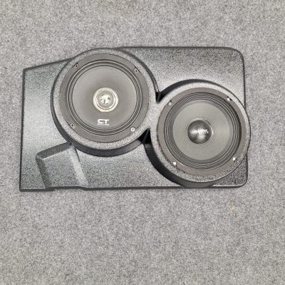 Rear Deck Custom Speaker Pods for the 1992-1996 Chevrolet Caprice Impala to hold Dual 6.5 in speakers for car audio installation upgrade