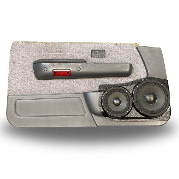 top center Speaker Upgrade for the Front Door of your 1996-2000 Toyota Tacoma. Easy installation of a 8" and 6.5" Midrange for the most powerful car stereo possible.