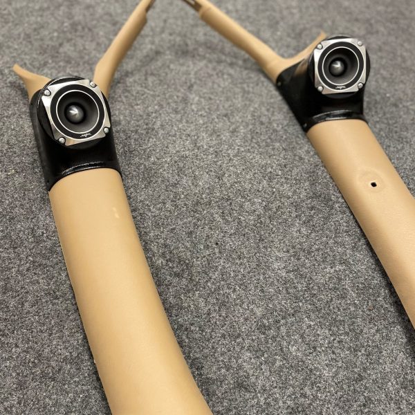 A-Pillar Custom Speaker Pods for the 1998-2000 Dodge Dakota Durango to hold 3.5 in  speakers for car audio installation upgrade