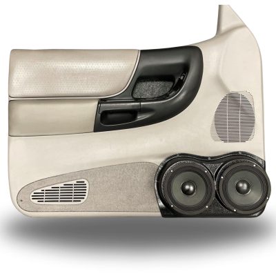 Front Door Custom Speaker Pods for the 1998-2012 Ford Ranger Mazda B-Series to hold Dual 6.5 in  speakers for car audio installation upgrade