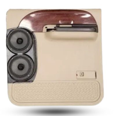 Rear Door Custom Speaker Pods for the 1999-2007 Ford F-250F-350 to hold Dual 6.5 in speakers for car audio installation upgrade