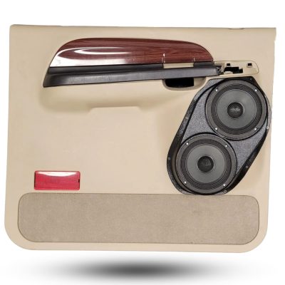 Rear Door Custom Speaker Pods for the 1999-2007 Ford Excursion to hold Dual 6.5 in speakers for car audio installation upgrade
