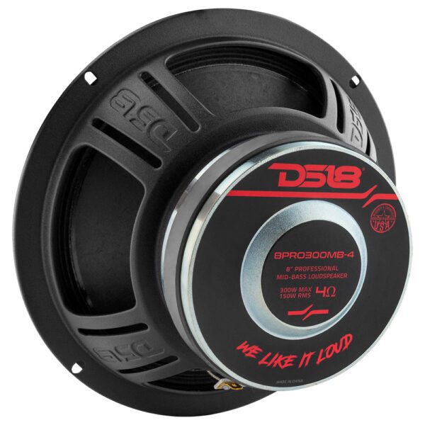 DS18 8PRO300MB-4 PRO 8" Mid-Bass Loudspeaker 300 Watts 4-Ohm - Image 4