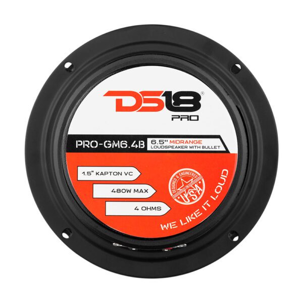 DS18 PRO GM6.4B 6.5" Midrange Speaker 480w 4-Ohm - Image 5