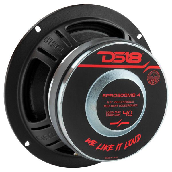 DS18 6PRO300MB-4 PRO 6.5" Mid-Bass Loudspeaker 300 Watts 4-Ohm - Image 4