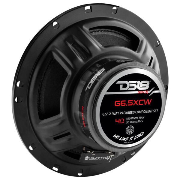 DS18 G6.5XC GEN-X 6.5" 2-Way Component Set Speaker System 150 Watts 4-Ohm - Image 5