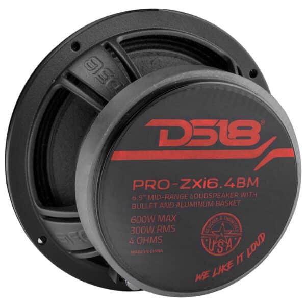 DS18 PRO-ZXI6.4BM 6.5" Mid-Range Loudspeaker with Bullet 600 Watts 4-Ohm - Image 4