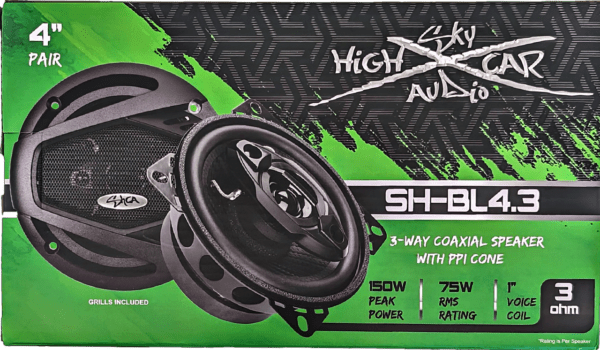 Sky High Car Audio BL4.3 4" Coaxial 3 Ohms - Image 11